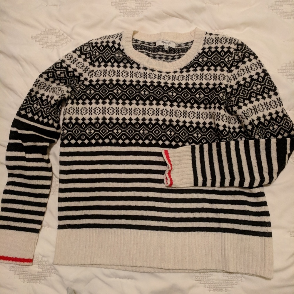 Patterned sweater
